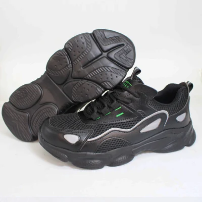 Chaussures de sécurité Chaussures de sécurité à bout en plastique de protection industrielle décontractée pour hommes