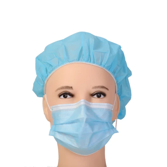 Masque jetable en gros CE standard jetable hôpital chirurgical bleu masque facial 50 pièces par boîte En 14683 poussière Earloop visage Masker hôpital usage médical