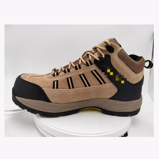 CE Steel Toe High Cut Leather Injection PU TPU Hommes Type Chaussures de sécurité Chaussures de travail
