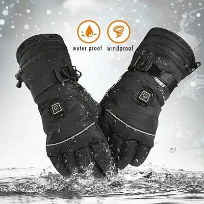 Vente en gros de gants chauffants électriques à compression réglable imperméables pour adultes